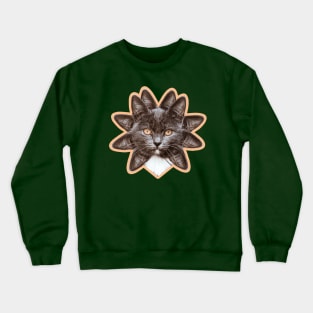 Flower Cat Crewneck Sweatshirt